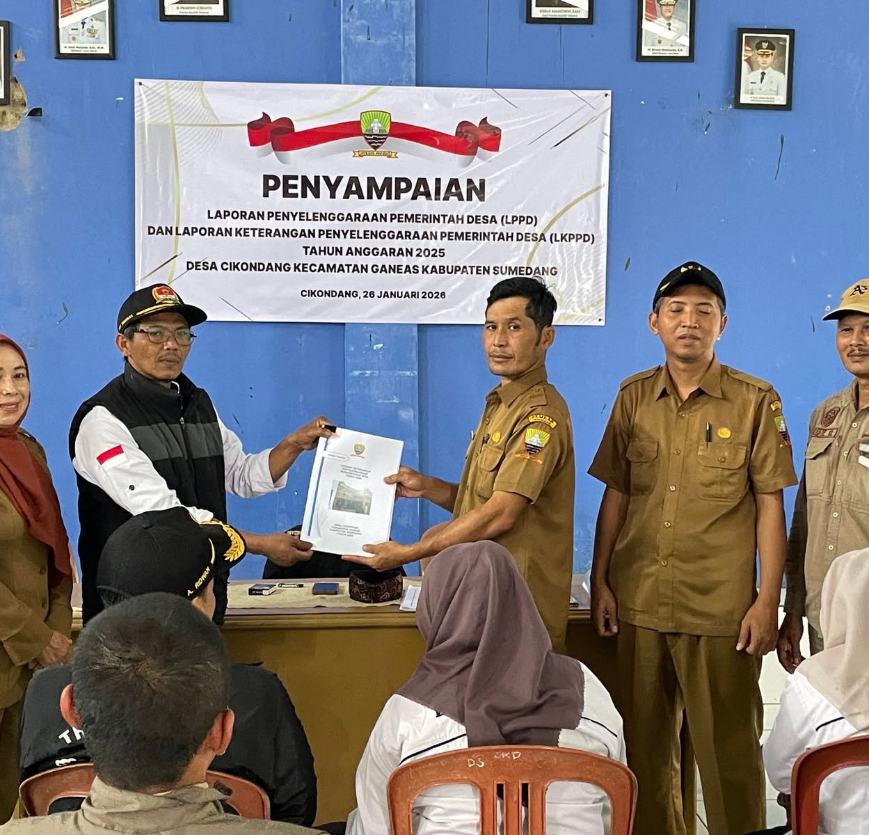 Penyampaian LKPPD & LPPD Desa Cikondang 2025